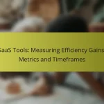 SaaS Tools: Measuring Efficiency Gains, Metrics and Timeframes